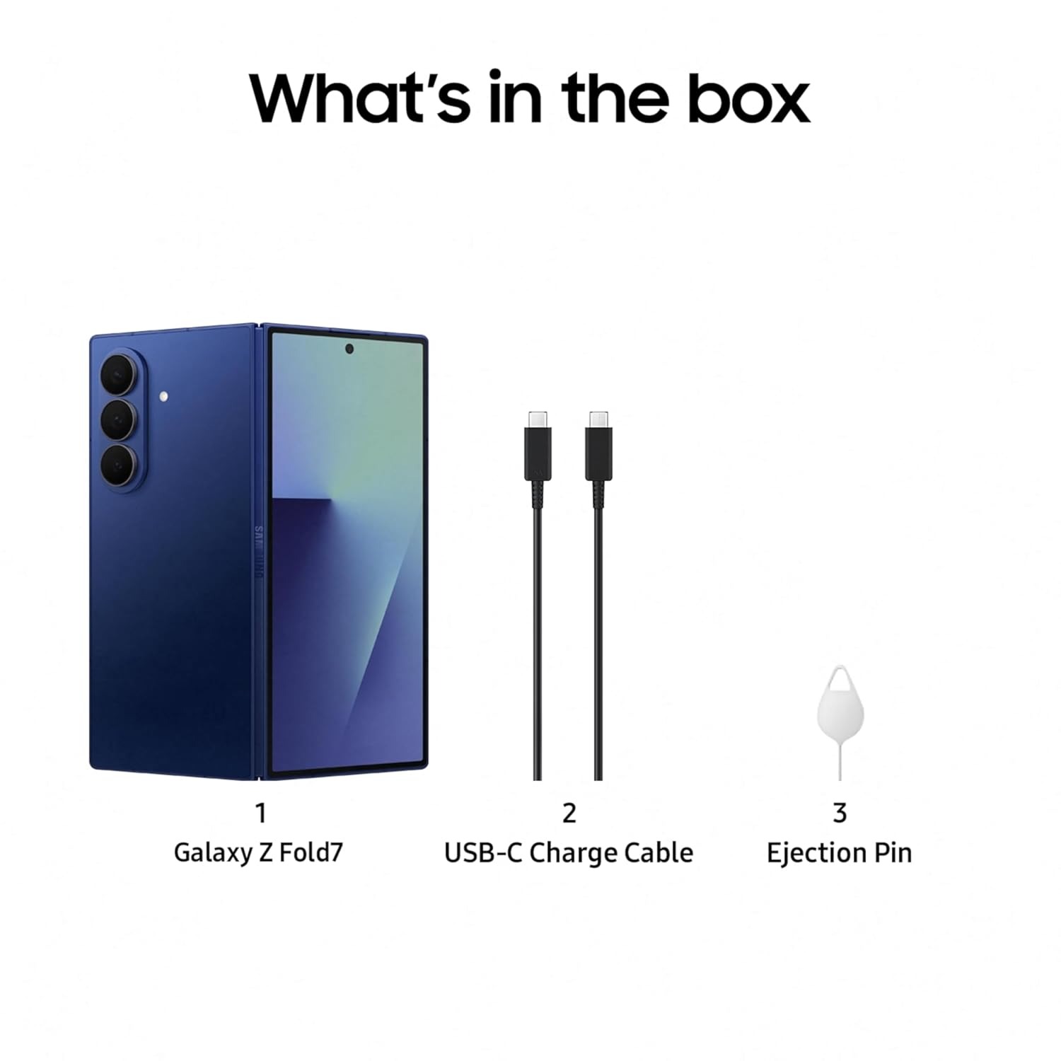 Samsung Galaxy Z Fold7 5G Smartphone with Galaxy AI (Silver Shadow, 12GB RAM, 256GB Storage), Ultra Sleek Design with 200MP Camera, Powerful Snapdragon 8 Elite, Google Gemini - Image 2